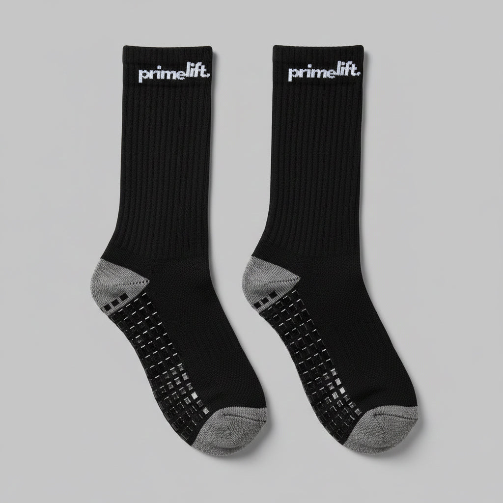 Prime Lift Grip Socks • Black