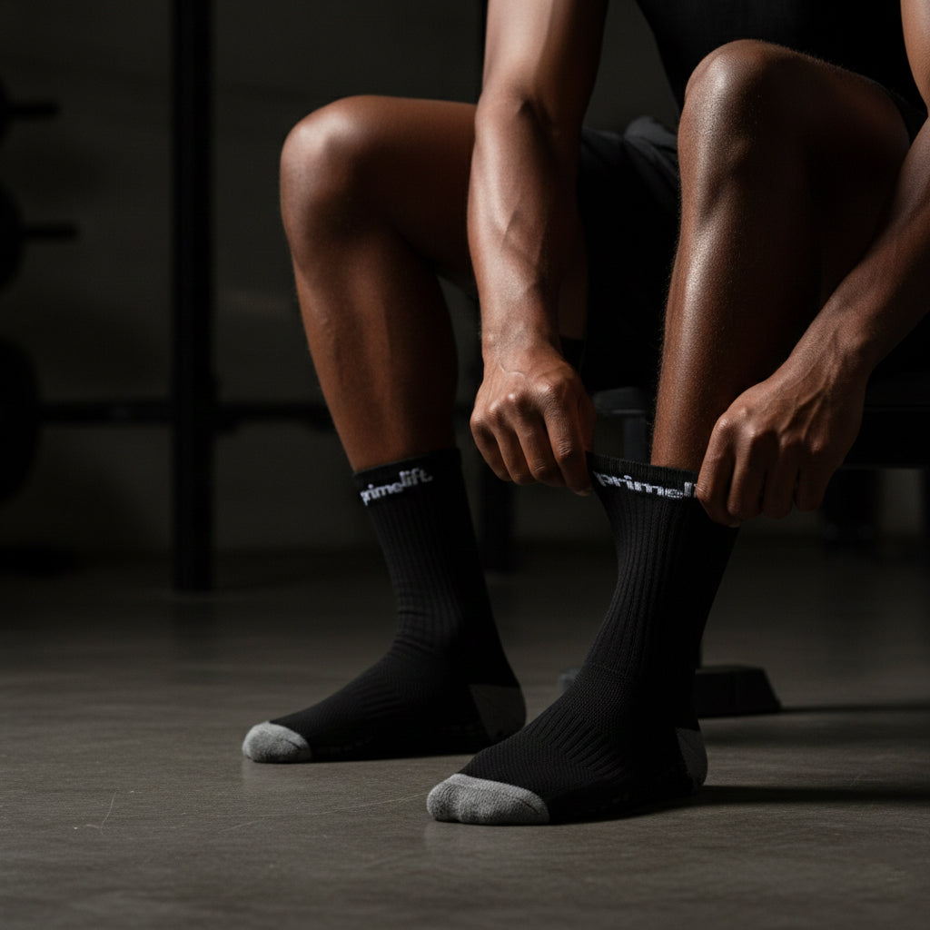 Prime Lift Grip Socks • Black